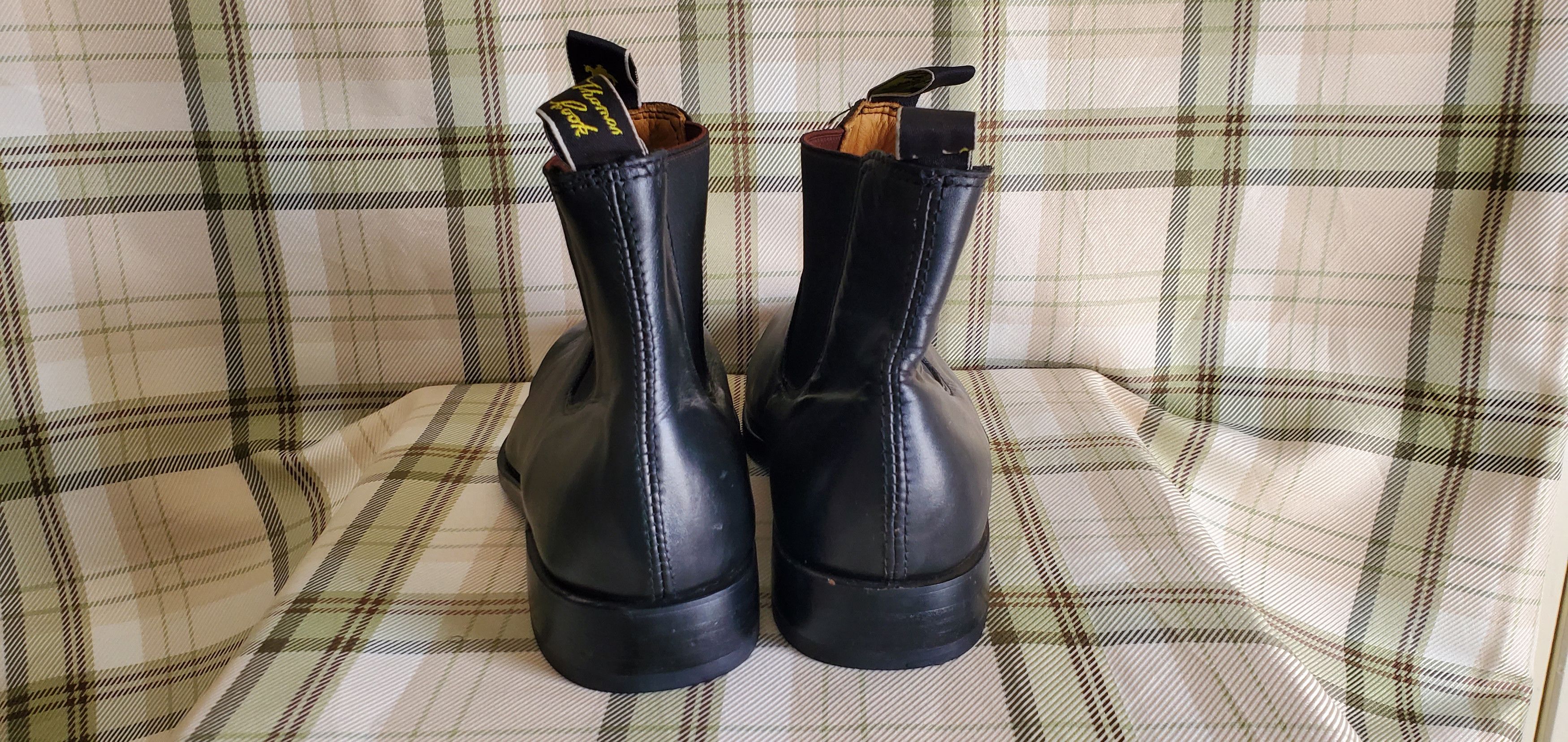 Other Thomas Cook Black Leather Ankle Boots Size US 9.5 / EU 42-43 - 4 Thumbnail