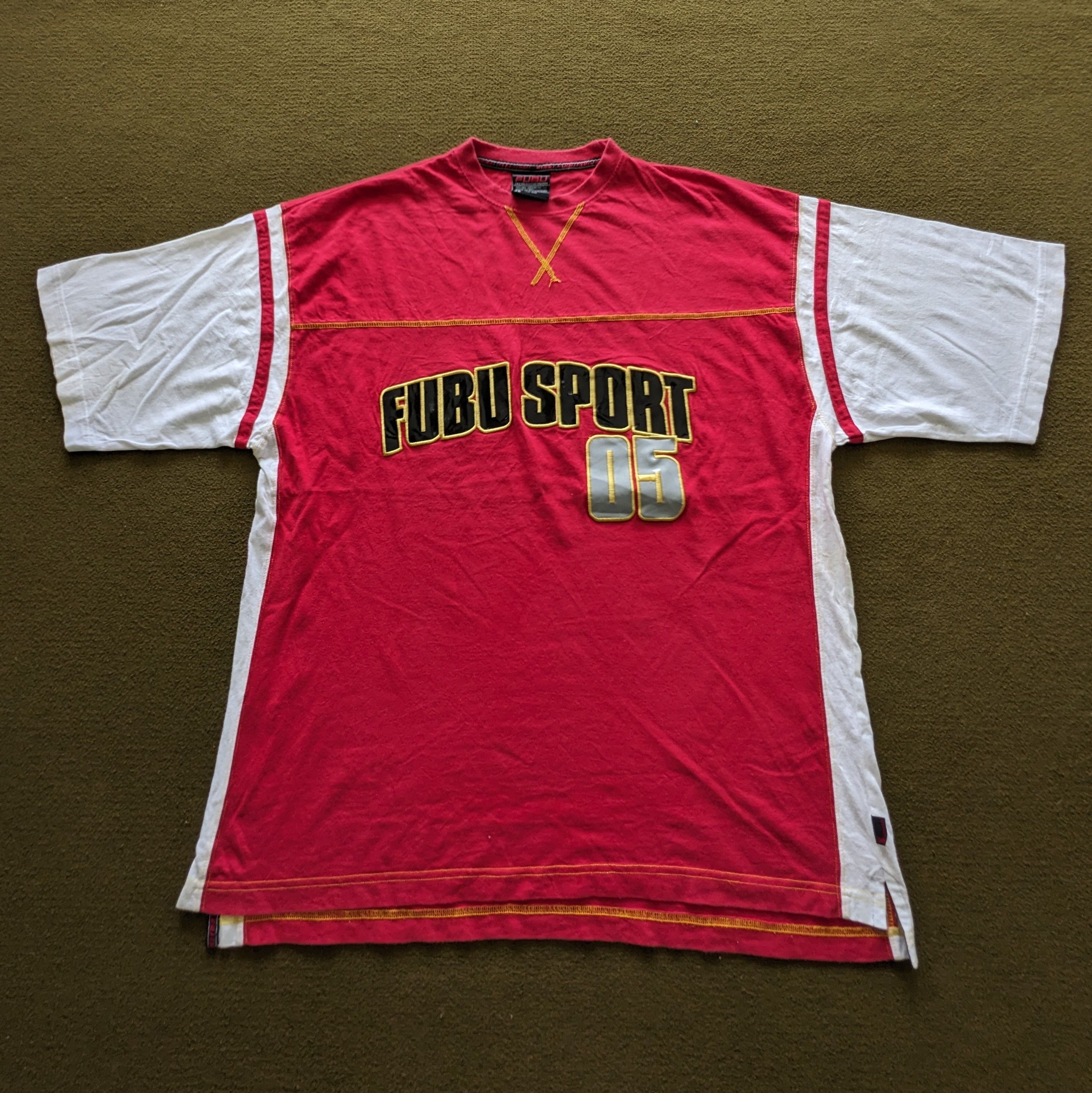 Vintage Vintage FUBU SPORT 05 American Sportswear T-shirt Size US XL / EU 56 / 4 - 1 Thumbnail