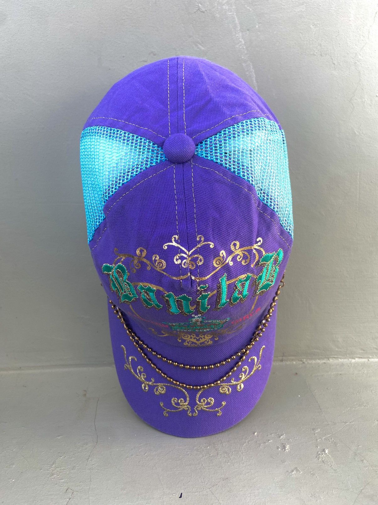 Japanese Brand 2000s banila B embroidery ifsixwasnine trucker hat Size ONE SIZE - 2 Thumbnail