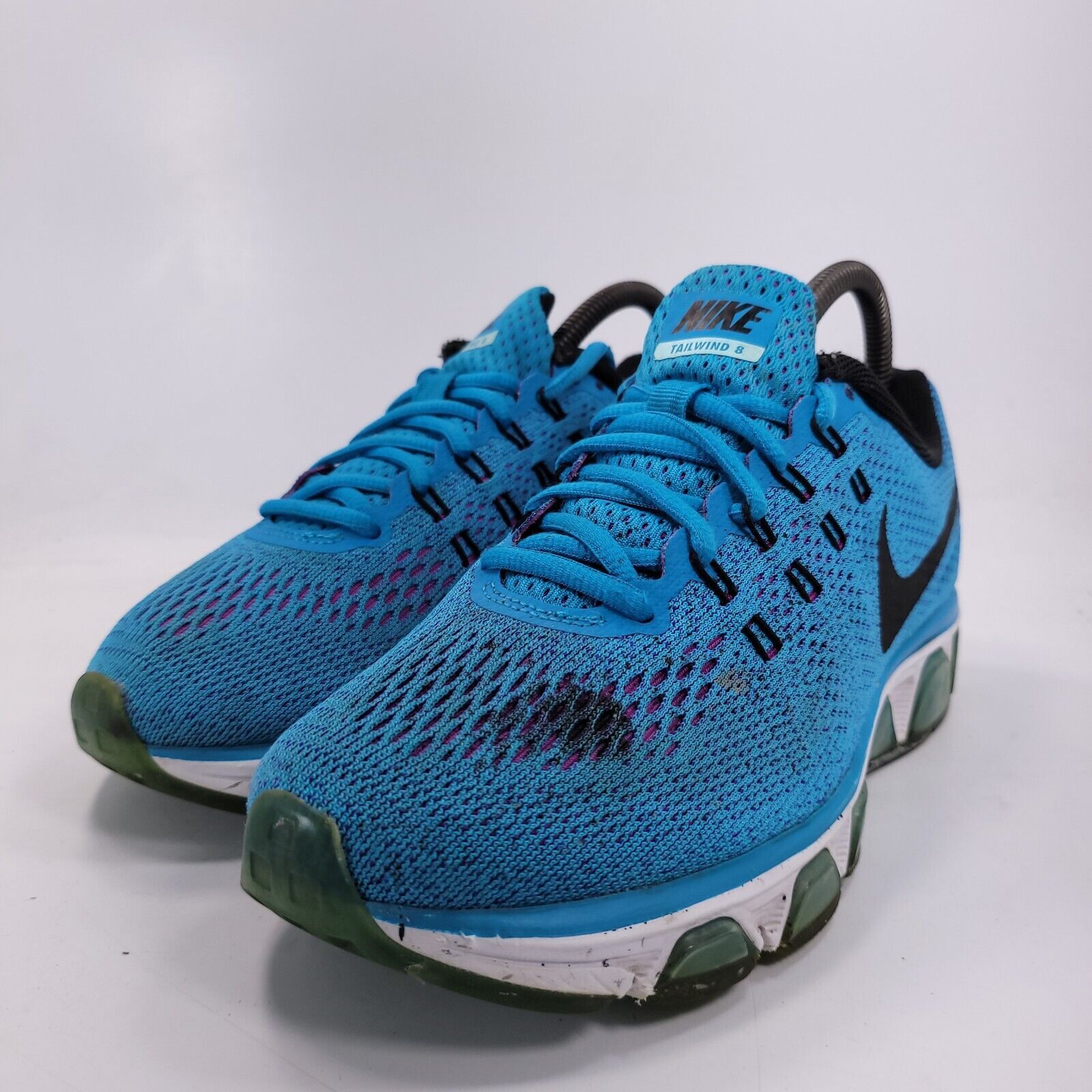Nike Nike Tailwind 8 Shoe Womens Size 8 805942-400 Blue Black Size US 8 / IT 38 - 1 Thumbnail