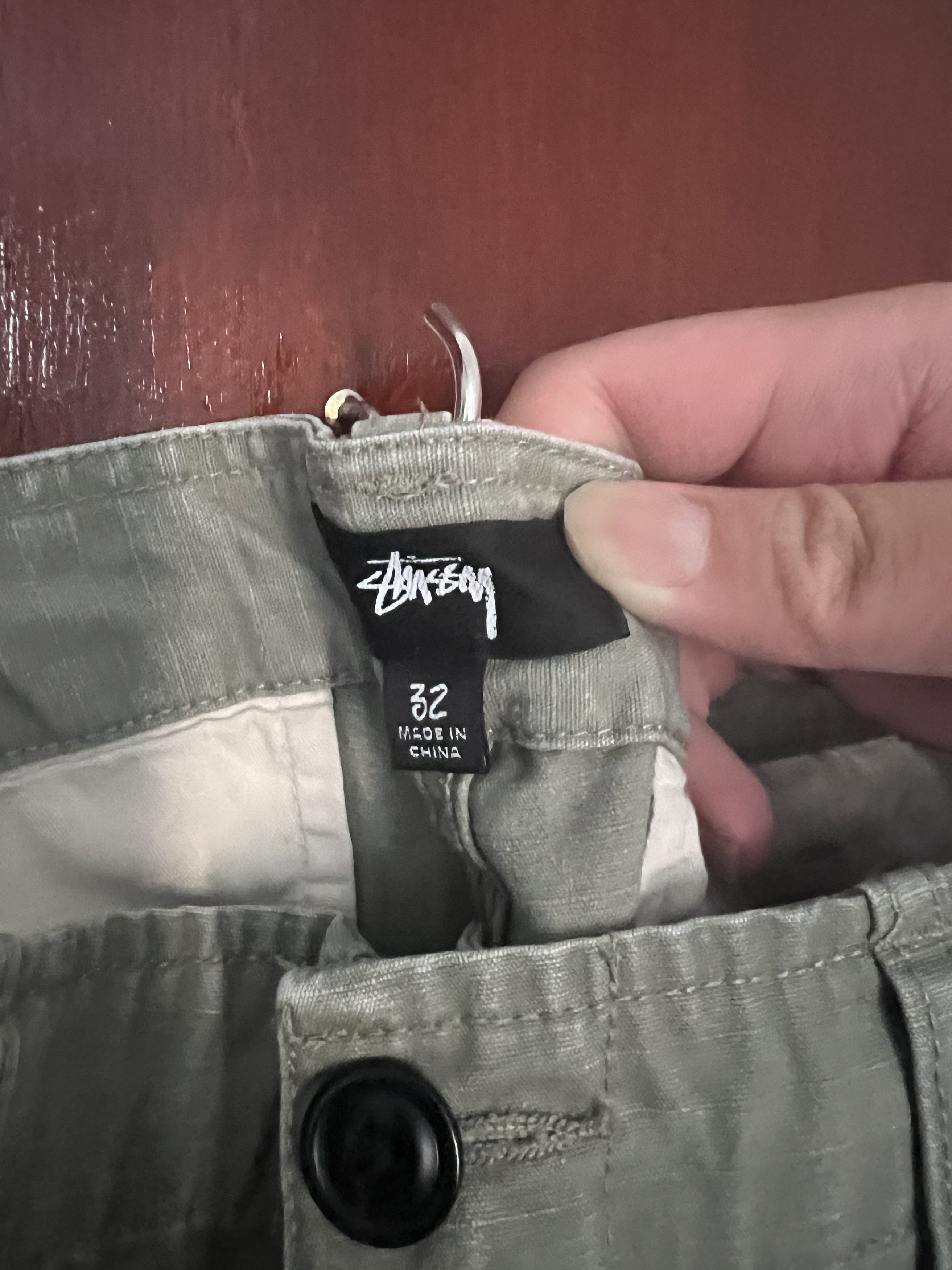 Stussy × Vintage Stussy Military Ripstop Cargo Pants - Olive Size US 32 / EU 48 - 3 Thumbnail