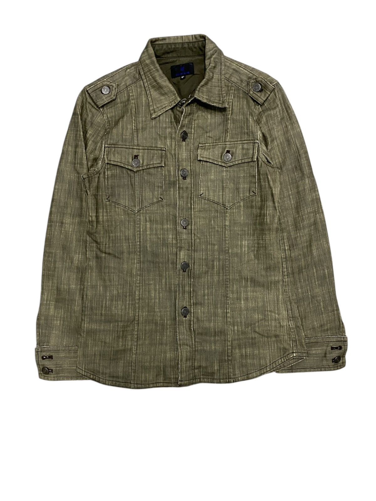 5351 POUR LES HOMMES 2000s Custom Culture Japan Moleskin slab denim Size US S / EU 44-46 / 1 - 1 Thumbnail