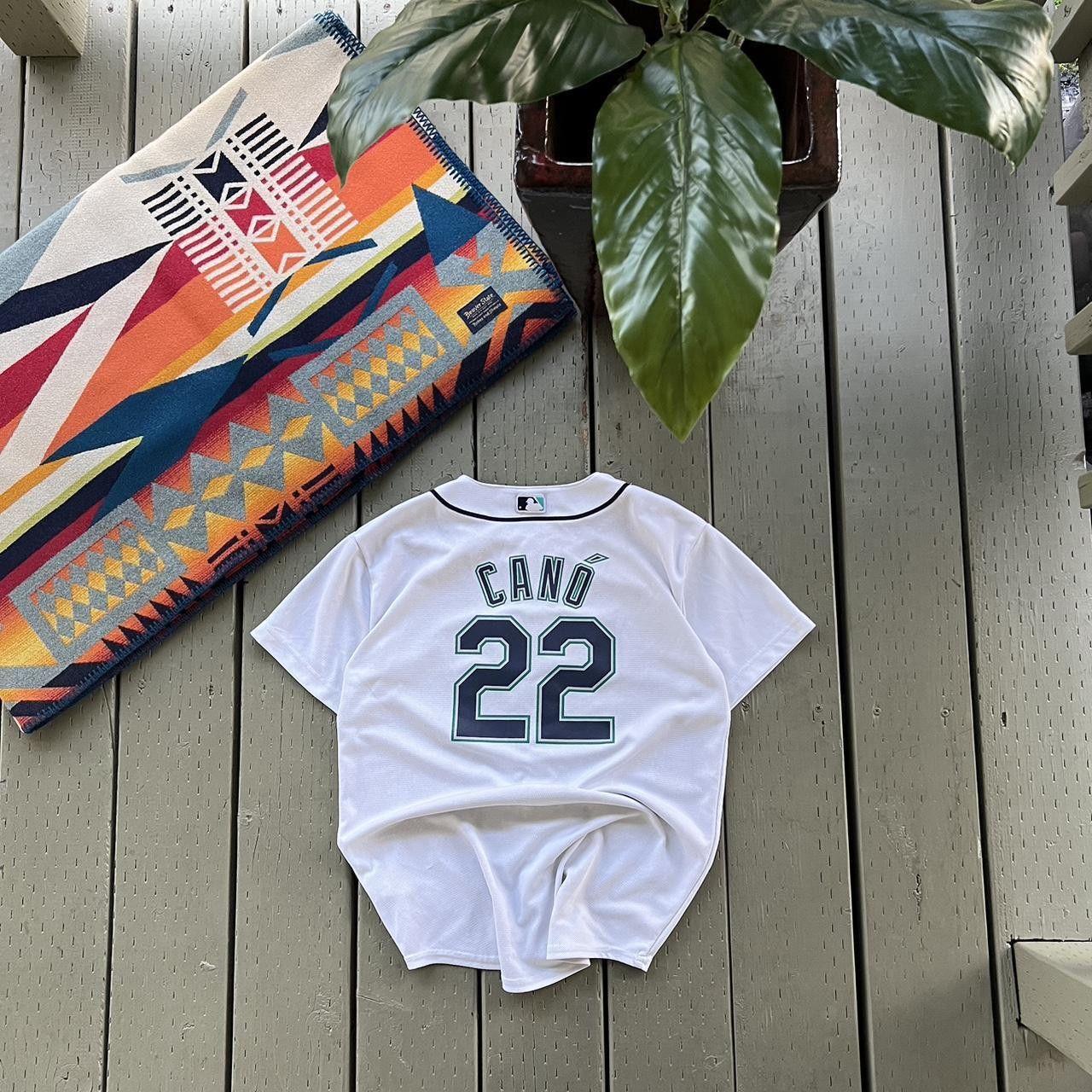 MLB × Vintage Seattle Mariners Robinson Cano Baseball Jersey Majestic Vtg Size US S / EU 44-46 / 1 - 3 Thumbnail