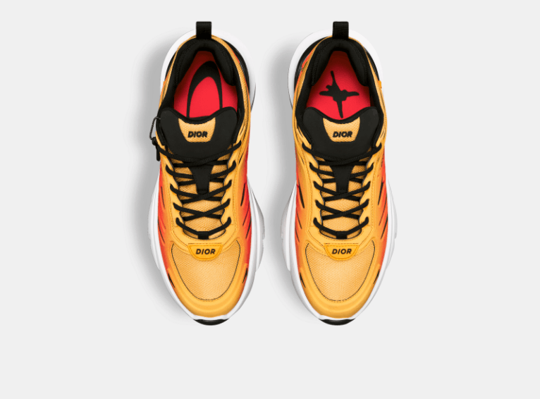 Dior o1w1db10426 3SN306 Low-Top Sneakers in Orange Size US 9 / EU 42 - 3 Thumbnail