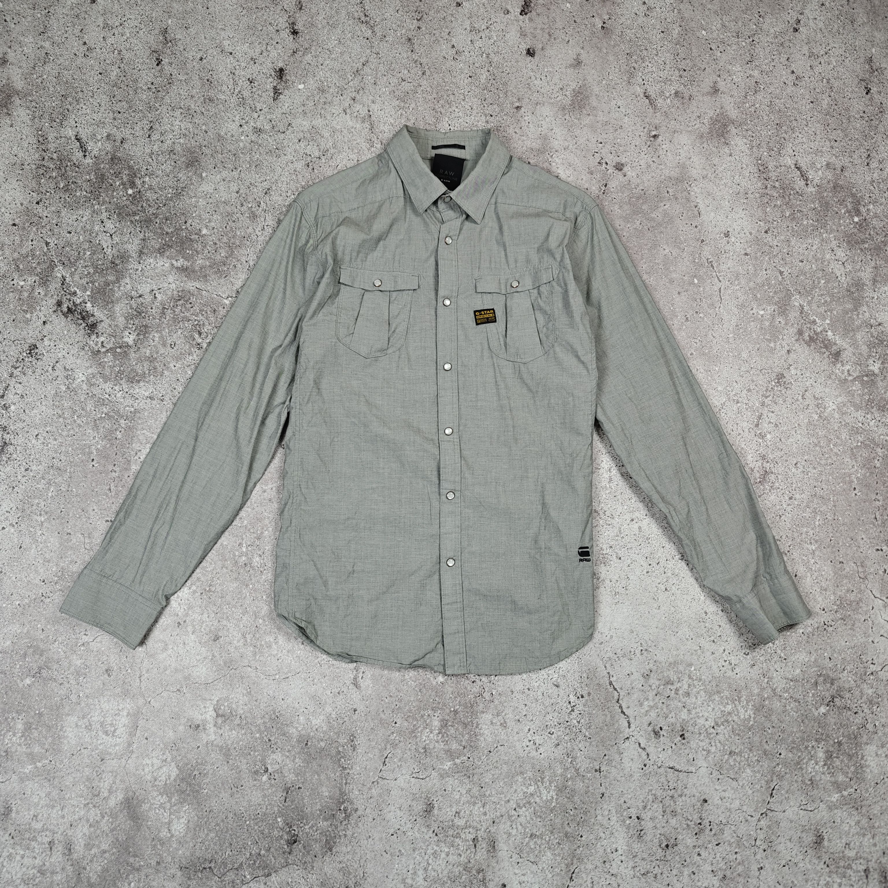 G-Star G-Star Raw Western Shirt Gray size XL Size US XL / EU 56 / 4 - 1 Thumbnail