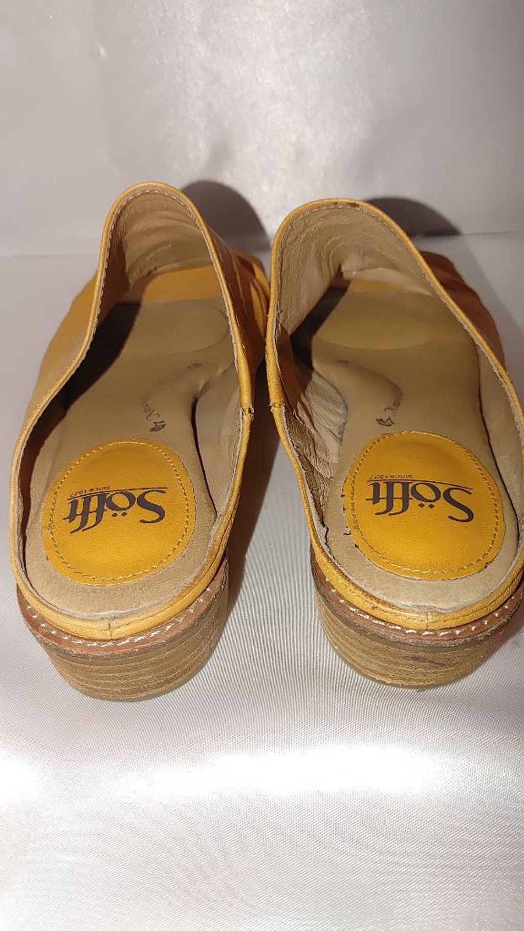Soffe Sofft Nessa Leather Slide on Mimosa Size 8.5M Size US 8.5 / IT 38.5 - 7 Thumbnail