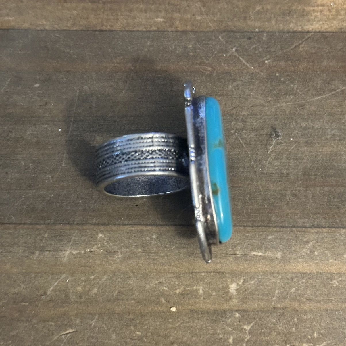 Other Chunky oval turquoise ring Size ONE SIZE - 3 Thumbnail