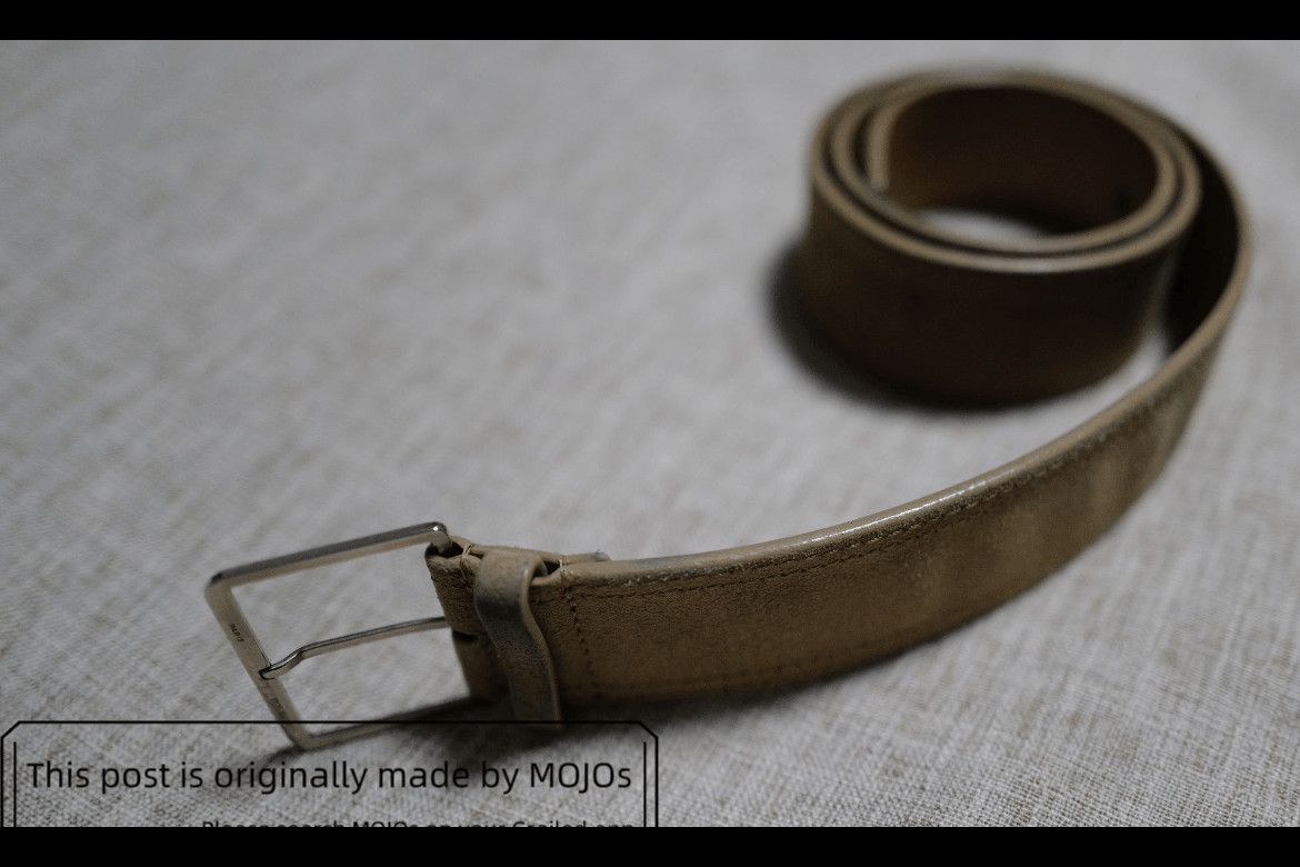 Sz 85 Dior Homme 04AW VOTC Runway Suede Belt