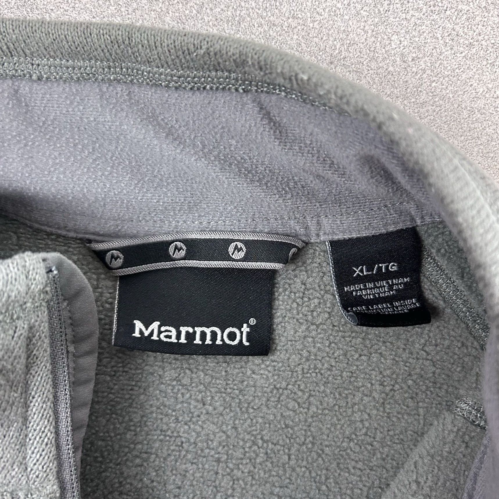 Marmot Marmot Sweater Mens XL Gray Knit 1/4 Zip Sweatshirt Pullover Fleece E71100 Size US XL / EU 56 / 4 - 4 Thumbnail