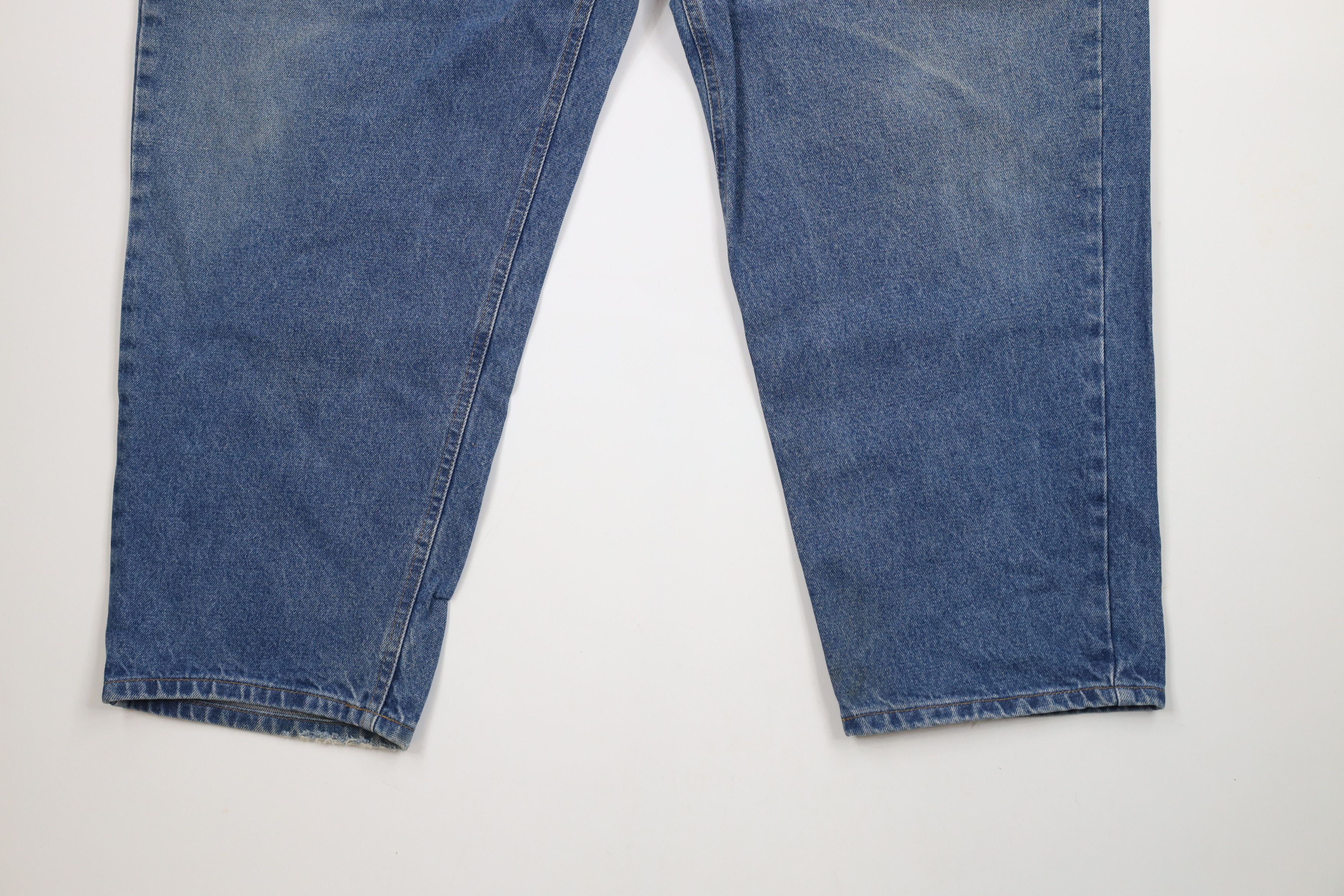 Carhartt × Vintage Vintage Y2K Carhartt Spell Relaxed Fit Wide Leg Jeans Blue Size US 44 / EU 60 - 4 Thumbnail