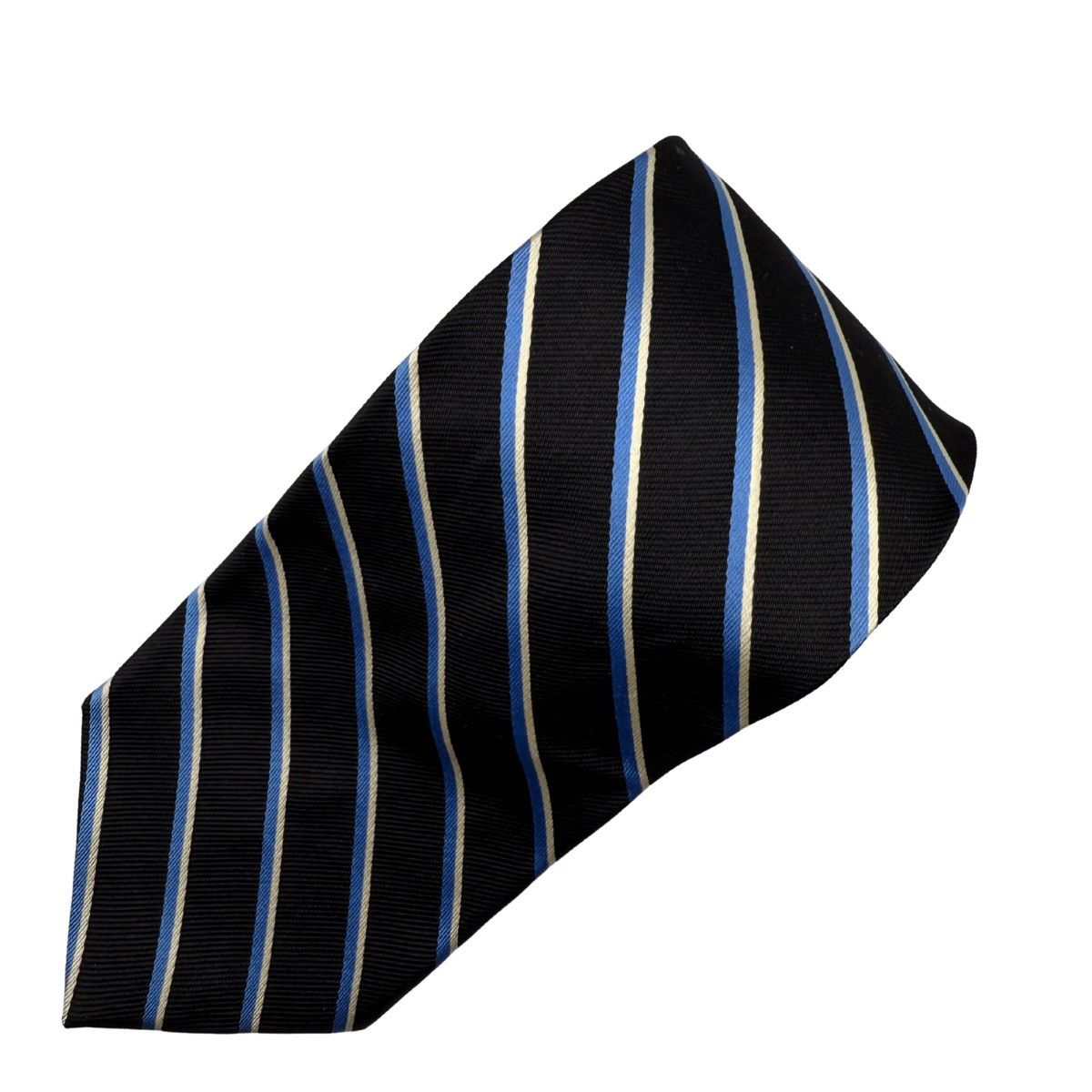 Brooks Brothers Brooks Brothers Silk Tie, Black/Blue, Made in USA, Like New Size ONE SIZE - 2 Thumbnail