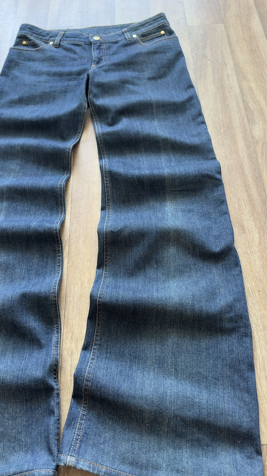 Gucci Gucci Archive Embroidered "G" Logo Denim Jeans Made in Italy Size 30" / US 8 / IT 44 - 8 Thumbnail