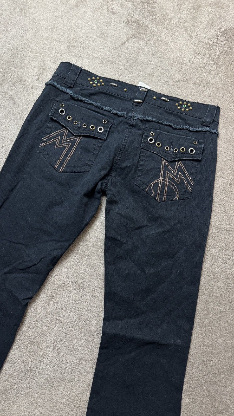 Morgan De Toi Morgan Y2K Faded Punk Pants grunge LGB miss sixty me jeans Size 26" / US 2 / IT 38 - 2 Thumbnail