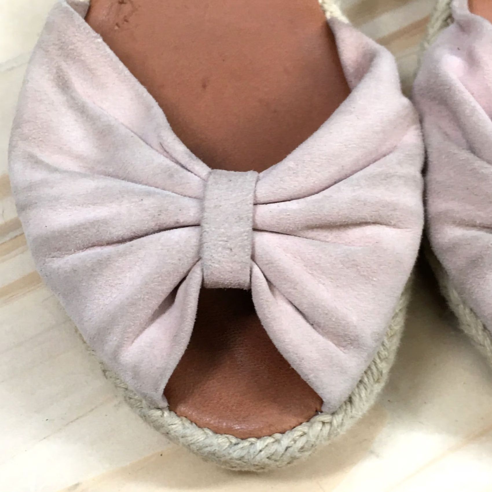 Vintage Gentle Souls by Kenneth Cole Sandals Womens Lucille Espadrille Pink Leather Size US 6 / IT 36 - 7 Thumbnail