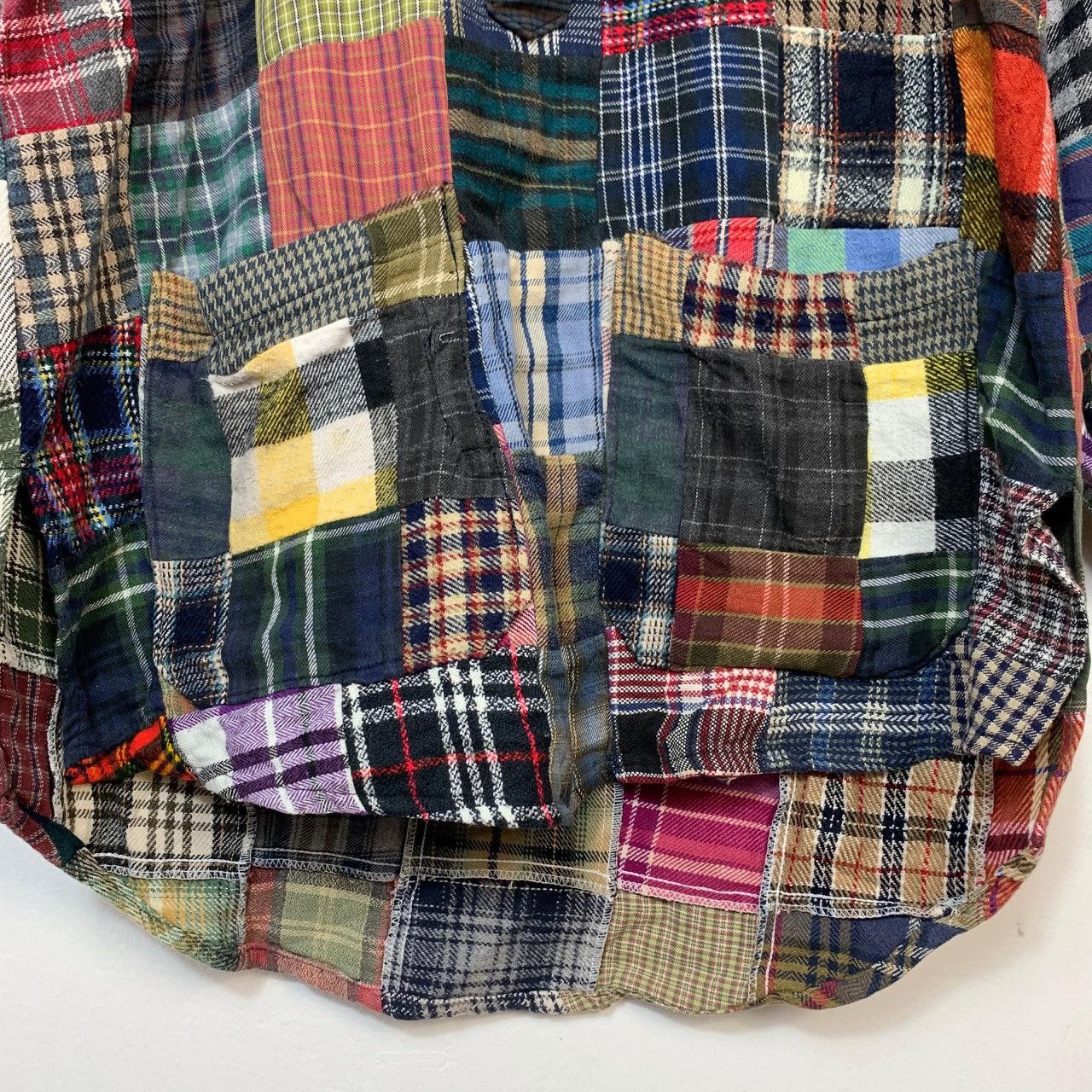 Other Vintage Rebuild Patchwork Flannel Shirt Archive Grunge Style Size US M / EU 48-50 / 2 - 5 Thumbnail