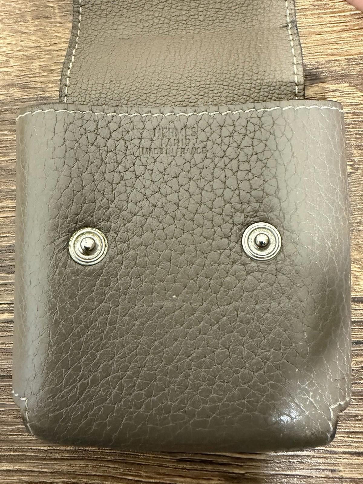 Hermes Hermes Gray Pebbled Leather Cigarette Case Holder Size ONE SIZE - 11 Thumbnail