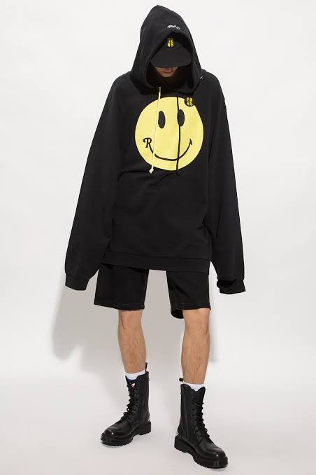 Raf simons smiley hoodie
