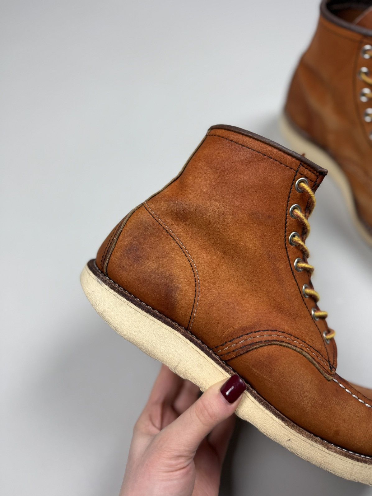 Red Wing Red Wing Shoes Vintage Leather Moc Toe Boots Size US 8.5 Size US 8.5 / EU 41-42 - 8 Thumbnail