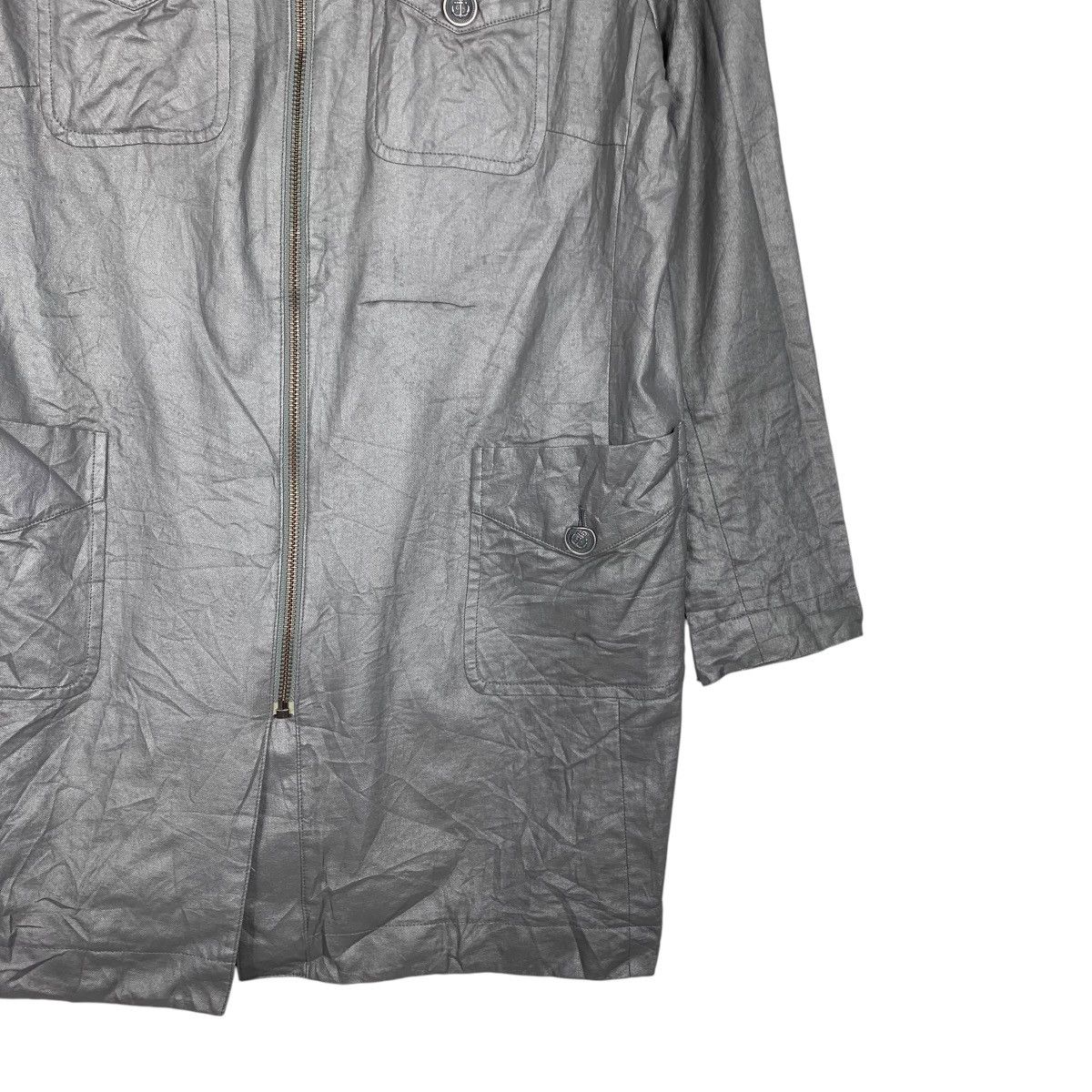 Theory THEORY LUXE Silver Grey Linen Jacket #2804-C127 Size M / US 6-8 / IT 42-44 - 7 Thumbnail