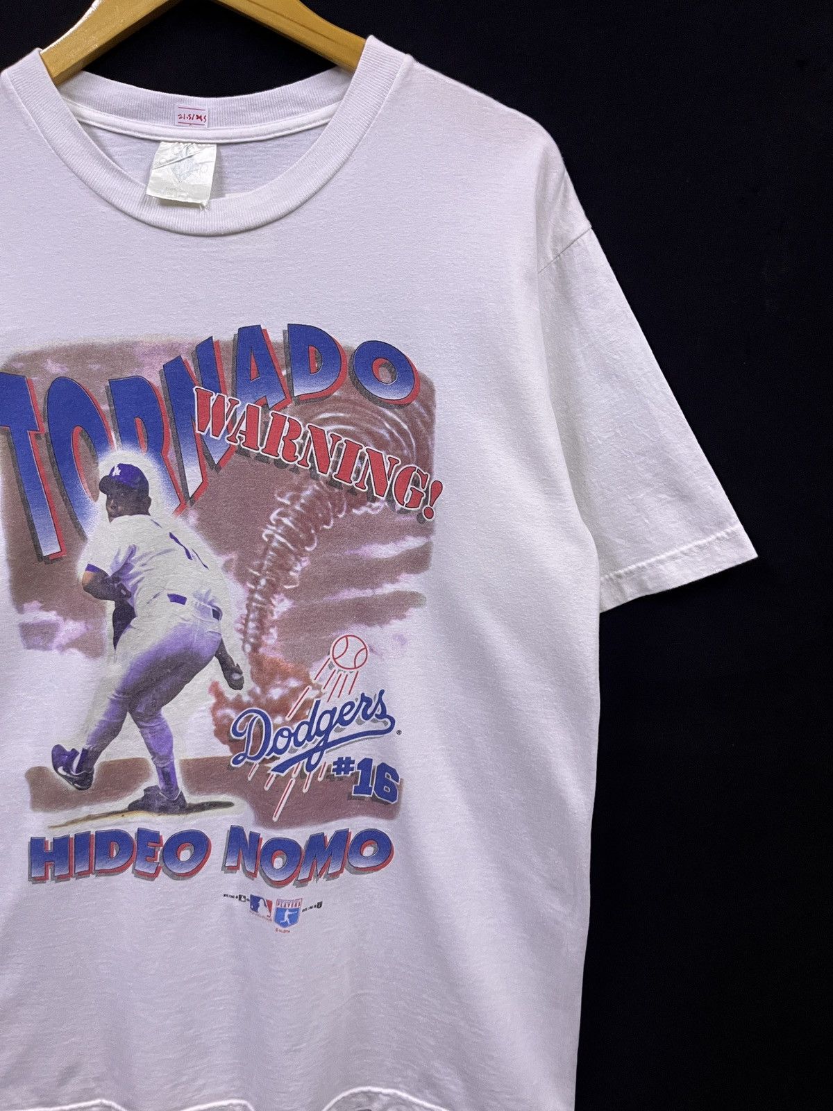 MLB VINTAGE 1996 AMERICAN BASEBALL MLB TORNADO DODGERS HIDEONOMO Size US L / EU 52-54 / 3 - 3 Thumbnail
