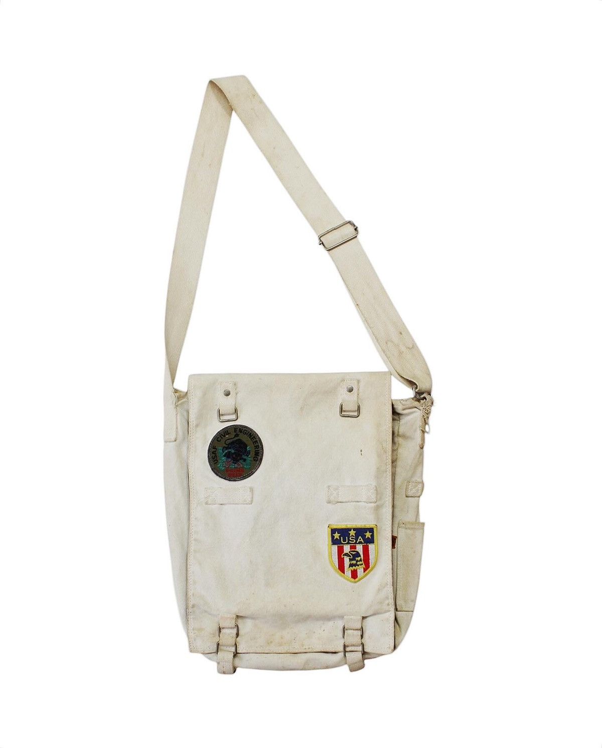 Vintage 1990S EDWIN JAPAN CANVAS CROSS BAG Size ONE SIZE - 1 Thumbnail