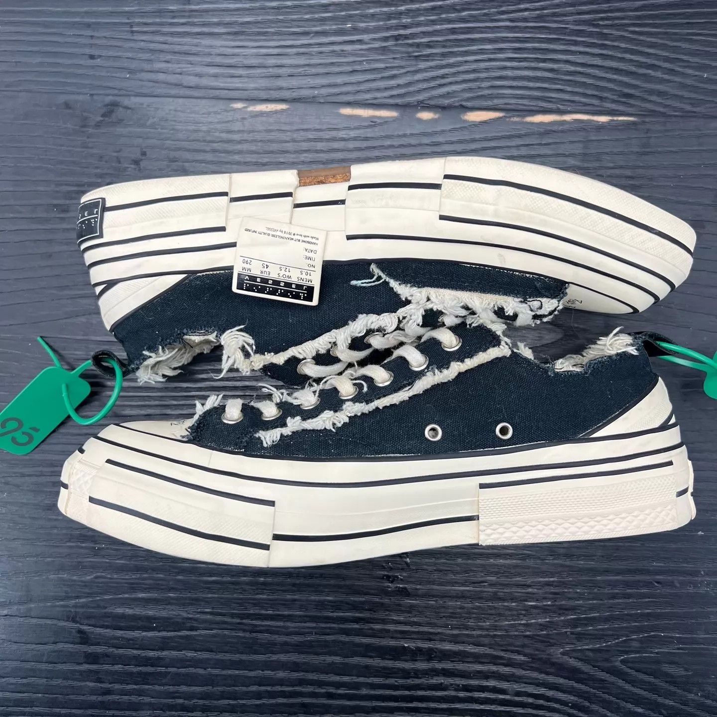 Other Wu Jianhao black white shoes size 45 original box Size US 10.5 / EU 43-44 - 4 Thumbnail