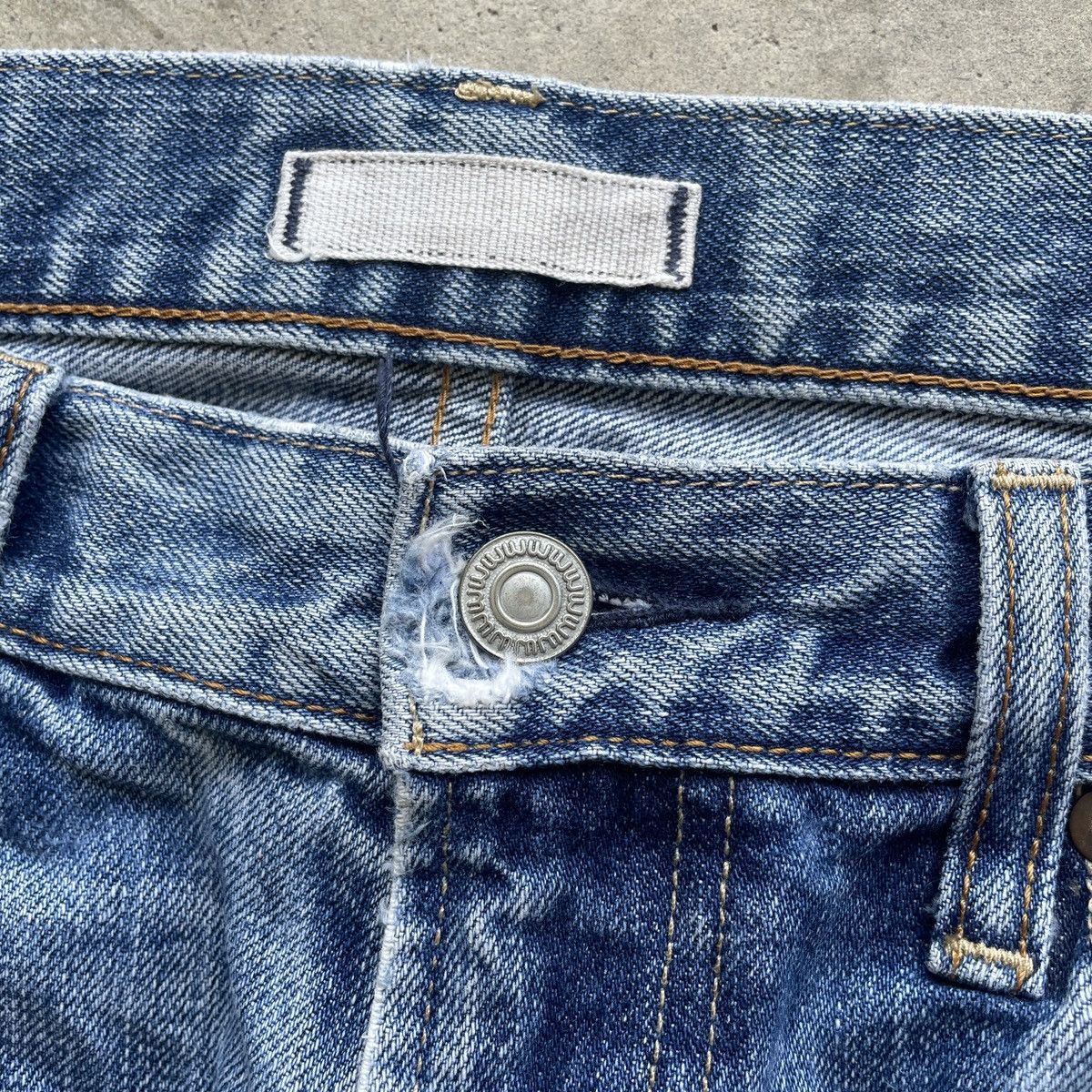 Japanese Brand × Jean × Vintage W31 Vintage Japanese Distressed Faded Jeans Pants Denim Size US 31 - 6 Thumbnail