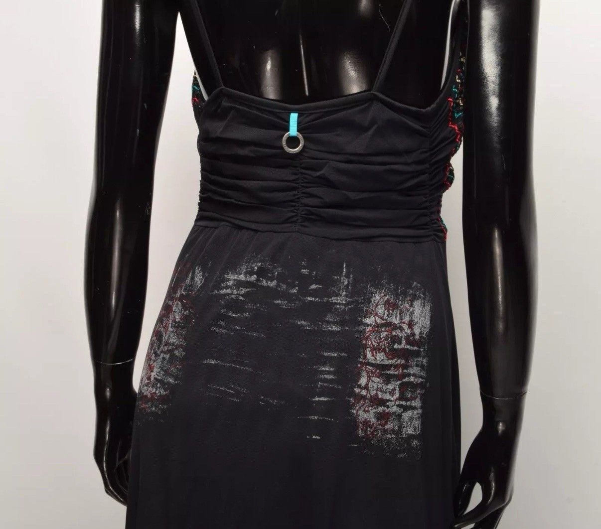 Other Save The Queen Mesh Avantgarde Dress Asymmetric City Print Size M / US 6-8 / IT 42-44 - 4 Thumbnail
