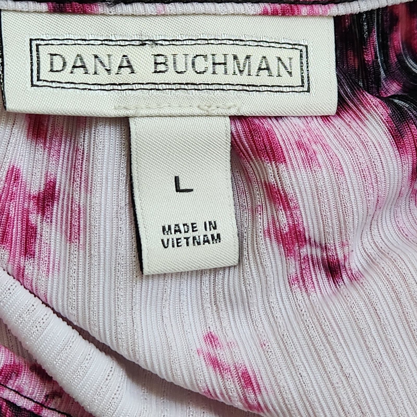 Other Dana Buchman Purple Pink White Tie Dye Top Large Lightweight Size L / US 10 / IT 46 - 5 Thumbnail