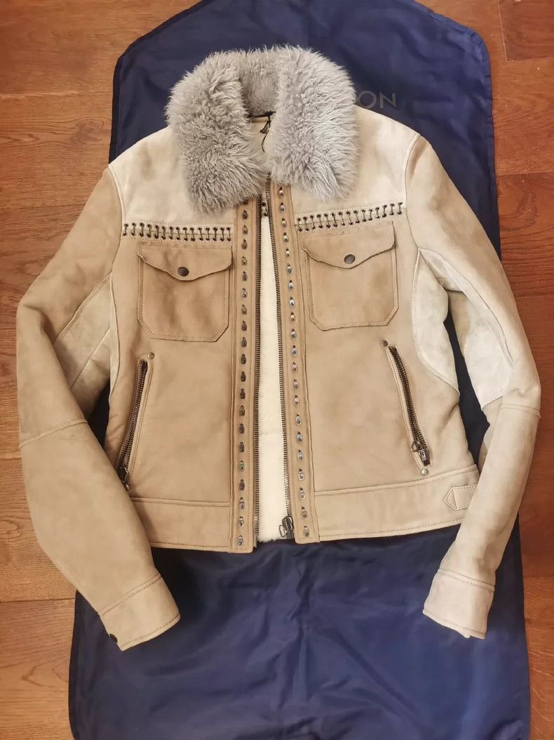 Lanvin Lanvin Shearling Leather Jacket-2508 Size US L / EU 52-54 / 3 - 3 Thumbnail