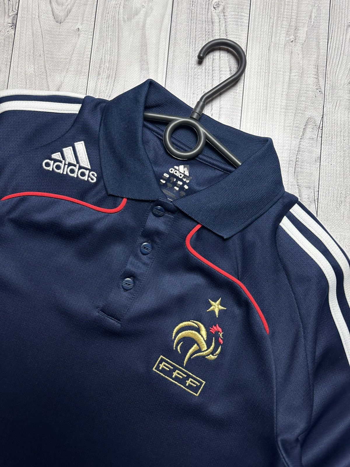 Vintage Vintage adidas France rugby jersey soccer size S Size US S / EU 44-46 / 1 - 3 Thumbnail