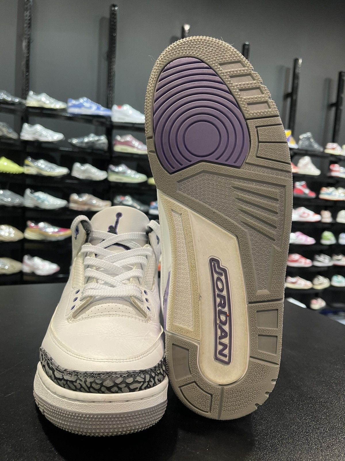 Jordan Brand Size 13 - Jordan 3 Retro Dark Iris Purple Size US 13 / EU 46 - 8 Thumbnail