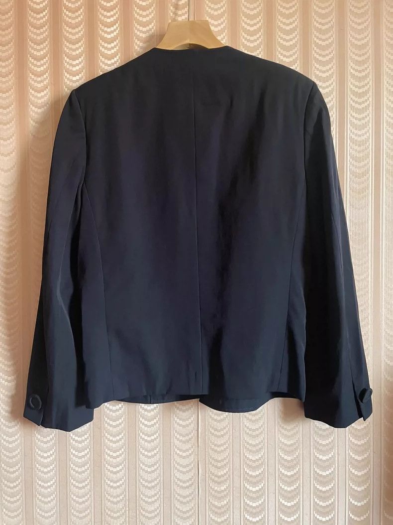 Comme des Garcons Comme Des Garcons Cyanotic dark blue women's wool blazer Size M / US 6-8 / IT 42-44 - 2 Thumbnail