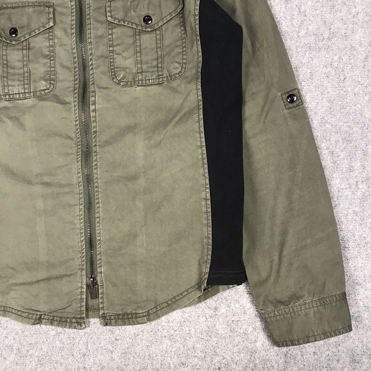 Japanese Brand RESCUSE SQUAD EMBROIDERY DESIGN ZIPPER DOUBLES POCKET JACKET Size US M / EU 48-50 / 2 - 4 Thumbnail