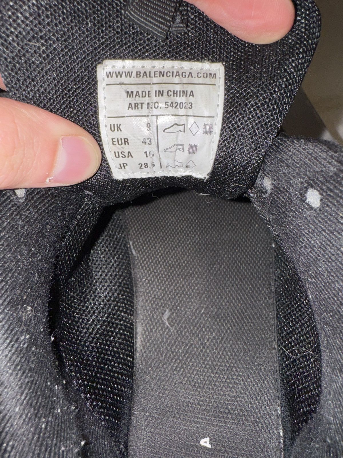 Balenciaga Balenciaga track faded! Rare Size US 10 / EU 43 - 5 Thumbnail