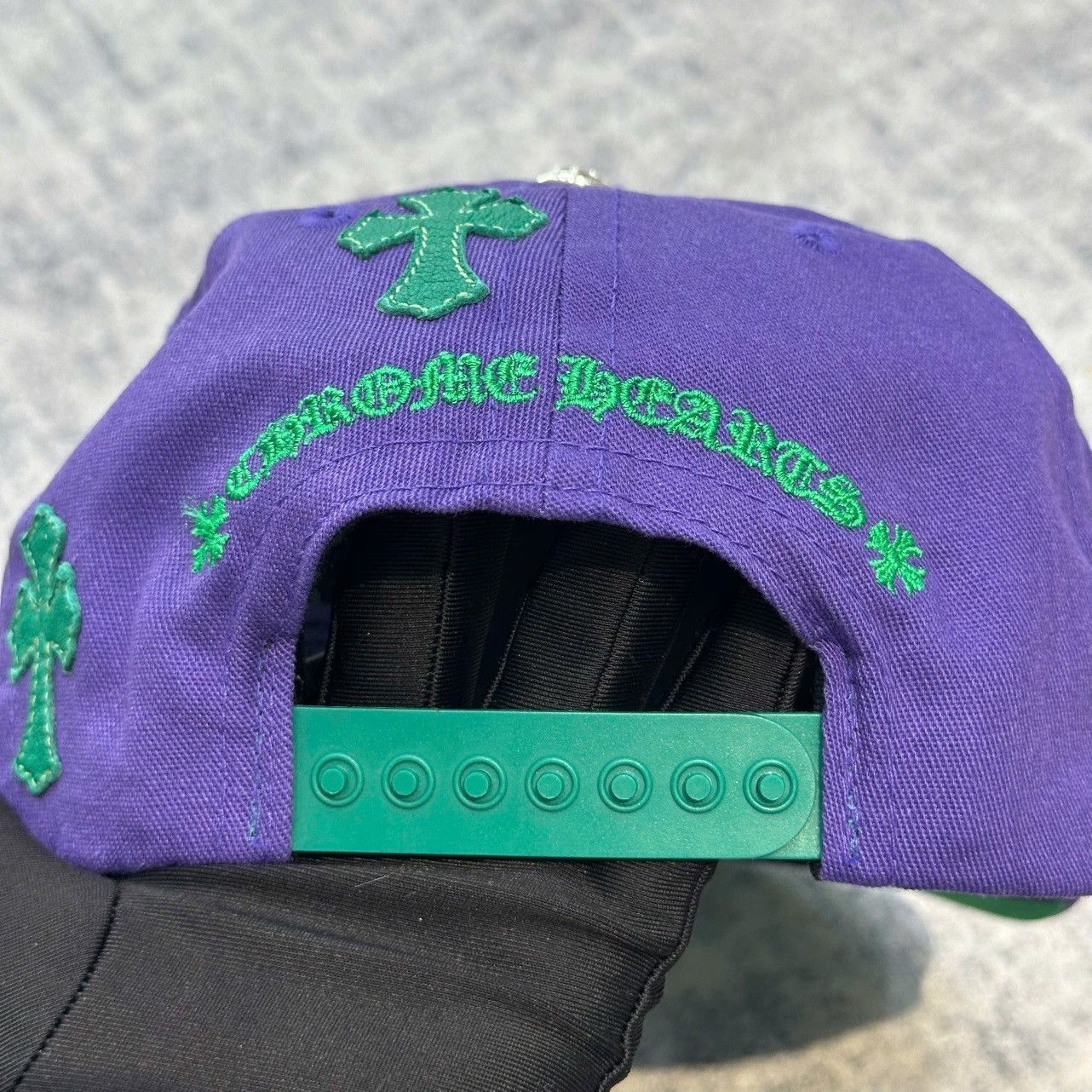 Chrome Hearts Chrome Hearts Baseball Cap Cotton x Polyester purple Size ONE SIZE - 6 Thumbnail