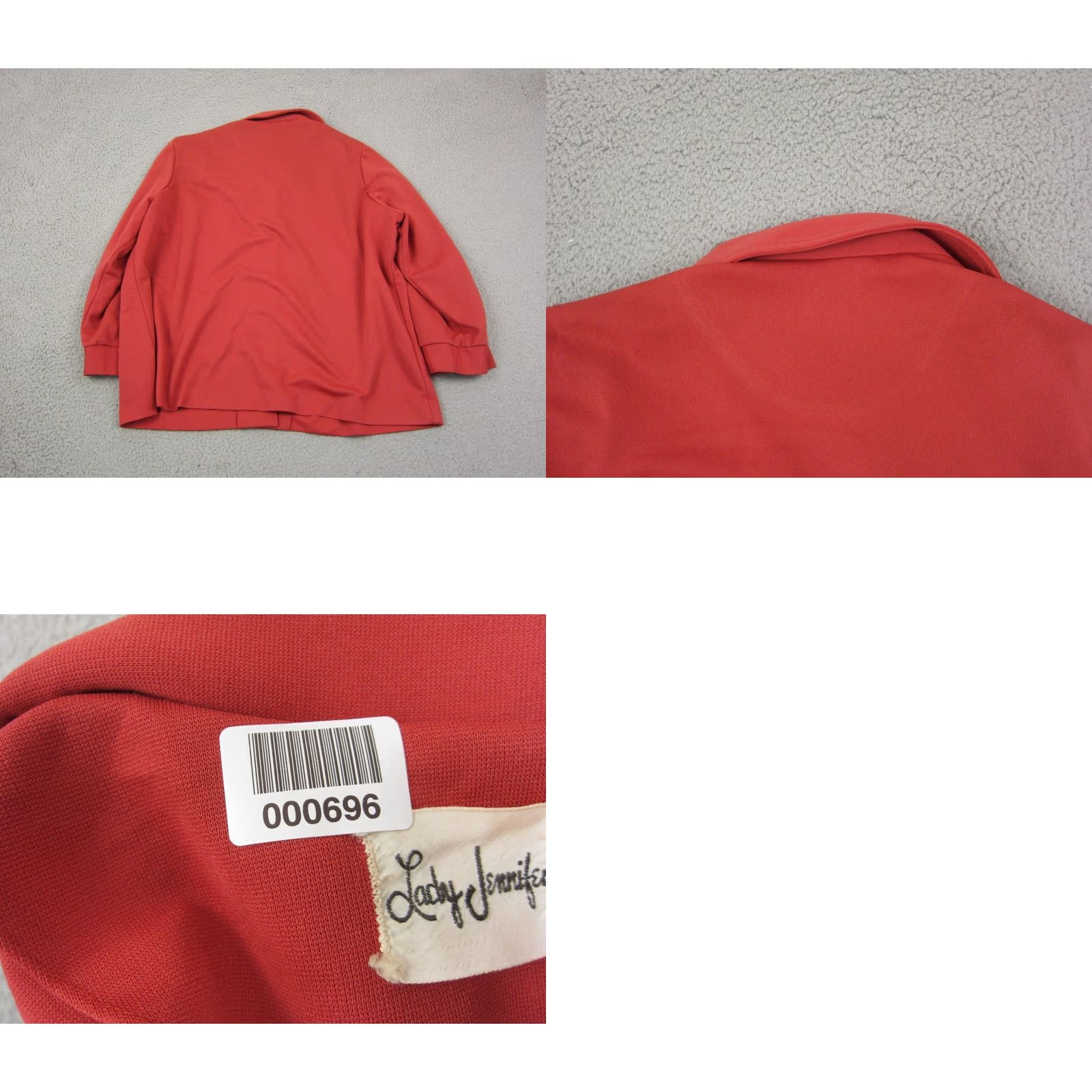 Etro VINTAGE Lady Jennifer Shirt Womens 26.5 Red Leisure Retro 60s 70s USA Size 4XL / US 24-26 - 10 Thumbnail