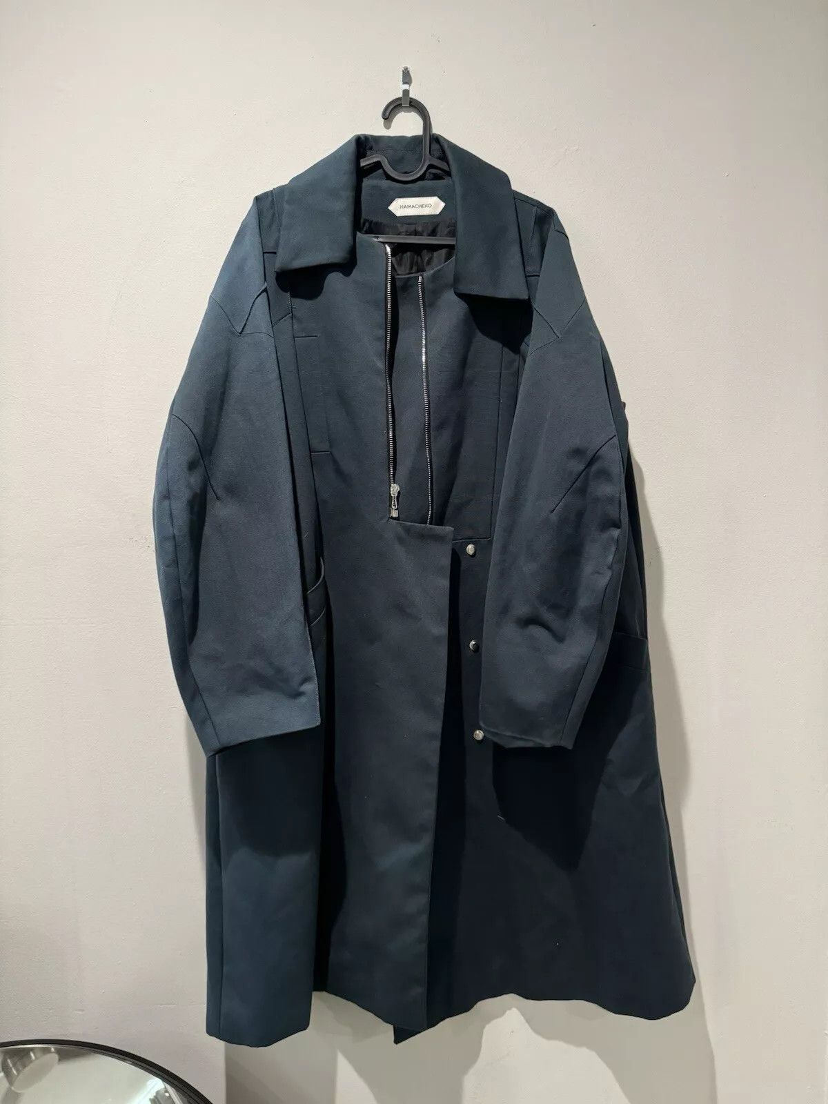 Namacheko AW19 Ewareye Teal Trench Coat Size US S / EU 44-46 / 1 - 1 Thumbnail