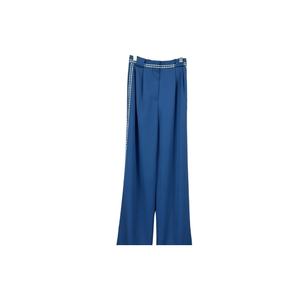 Fendi Fendi Blue Wool Pants Size 36 Size 25" / US 0 / IT 36 - 1 Thumbnail