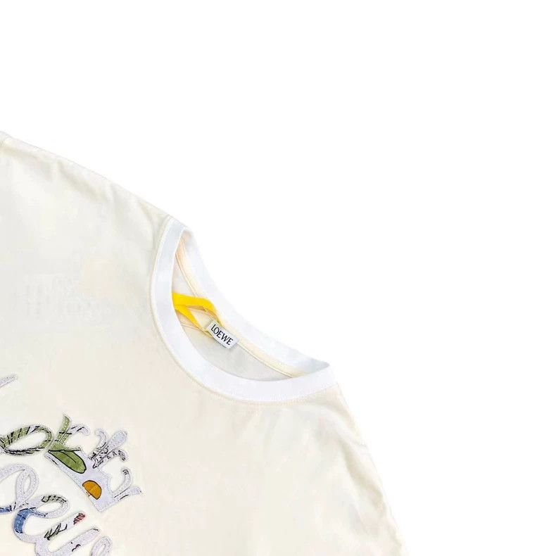 Loewe LOEWE Logo crown embroidery short sleeves Size L / US 10 / IT 46 - 3 Thumbnail