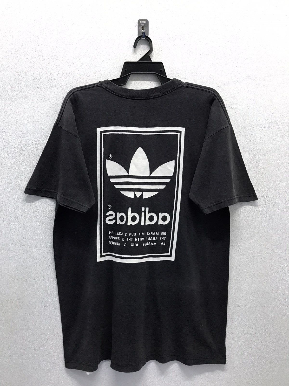 Adidas × Vintage Vintage Adidas Big Logo Shirt Size US L / EU 52-54 / 3 - 2 Thumbnail