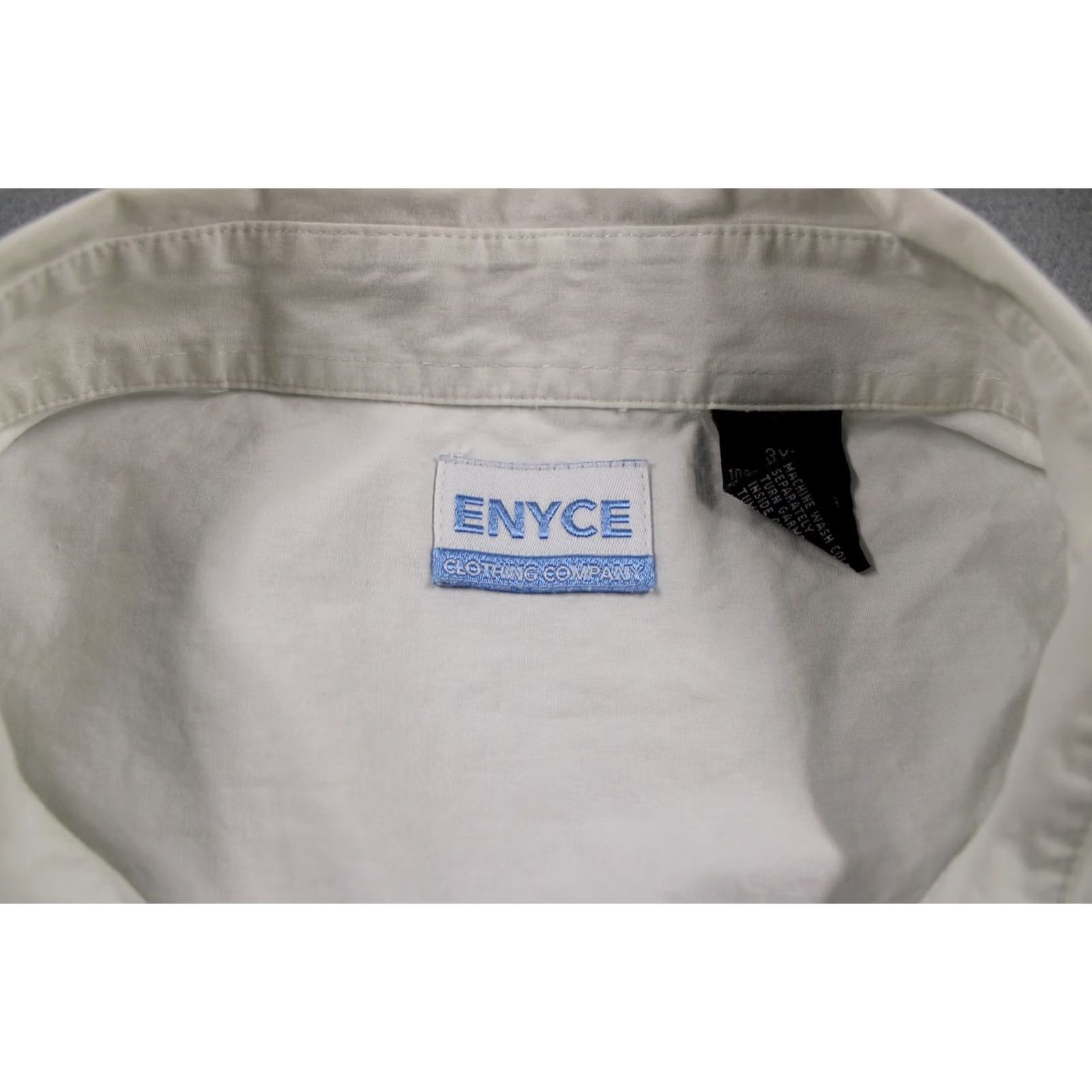 Enyce Enyce Shirt Mens 3XL White Patchwork Button Up Collared Short Sleeve Casual Size US XXL / EU 58 / 5 - 2 Thumbnail