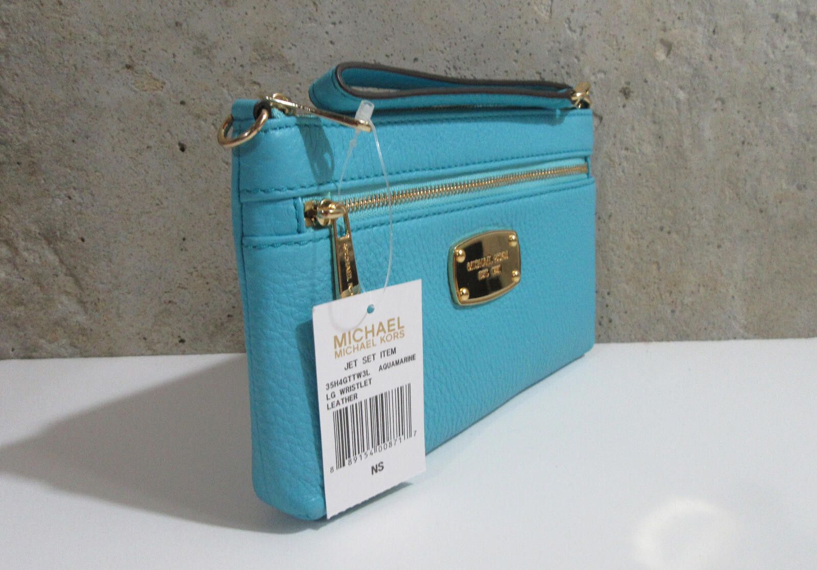 Michael Kors Michael Kors Jet Set Item Large Leather Wristlet Clutch NWT Size ONE SIZE - 4 Thumbnail