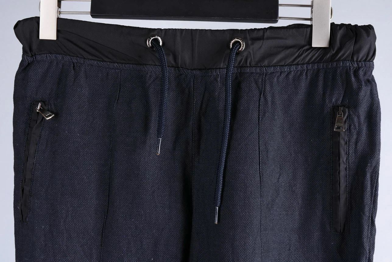 Dolce & Gabbana Dolce & Gabbana Navy Drawstring Sweatpants Size W33 / L28 Size US 32 / EU 48 - 2 Thumbnail