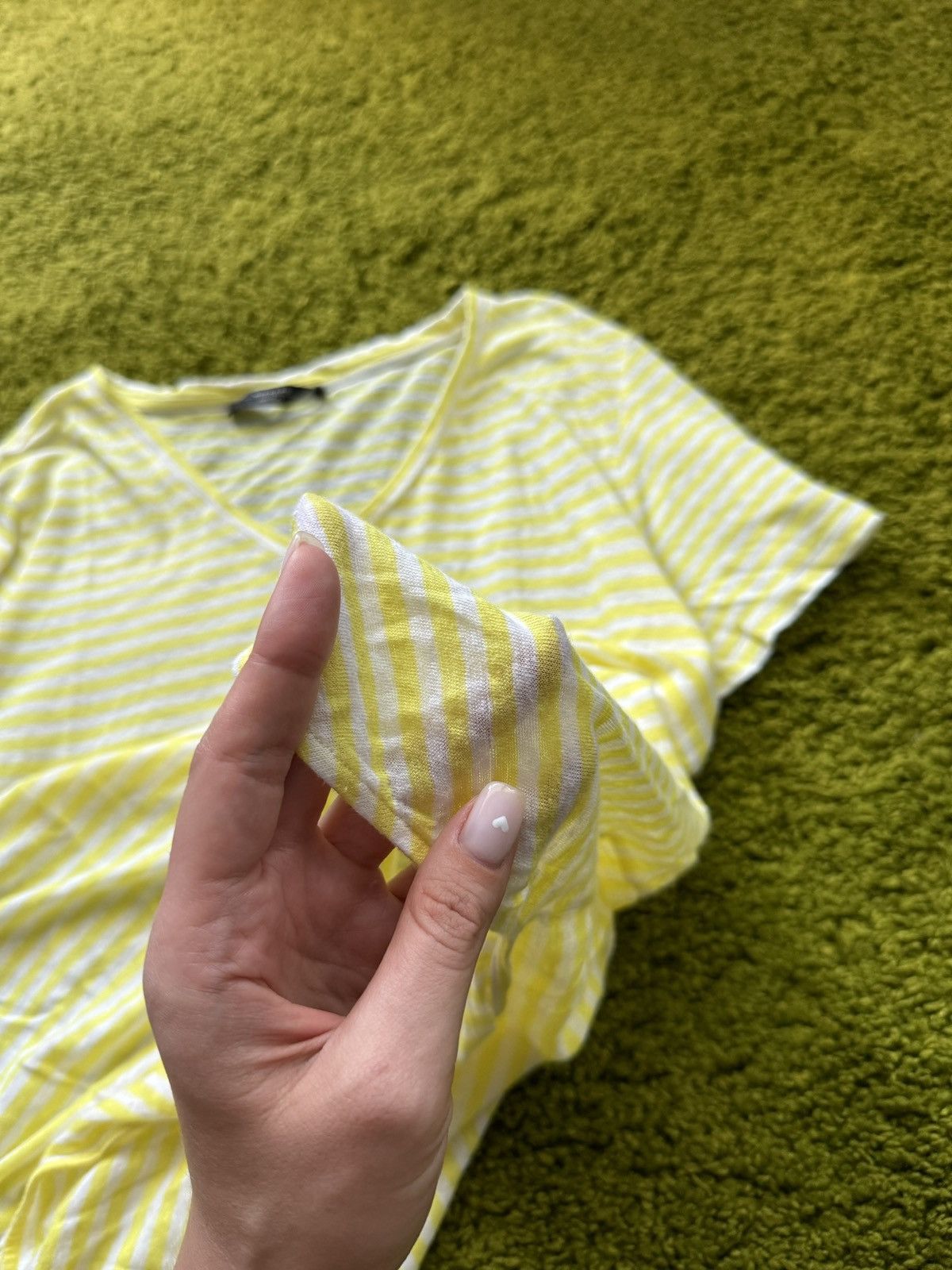 Designer × Max Mara × Weekend Max Mara Max Mara Weekend striped linen t-shirt Size M / US 6-8 / IT 42-44 - 4 Thumbnail