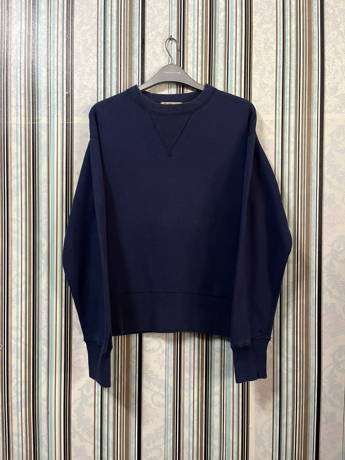 Pherrow's 1990s reverse weave navy plain #F4 Size US S / EU 44-46 / 1 - 3 Thumbnail