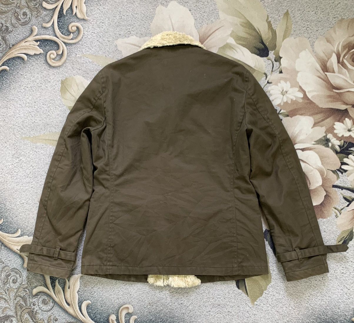 Japanese Brand Onboard Military Belted Pockets Style Jacket Size US M / EU 48-50 / 2 - 2 Thumbnail