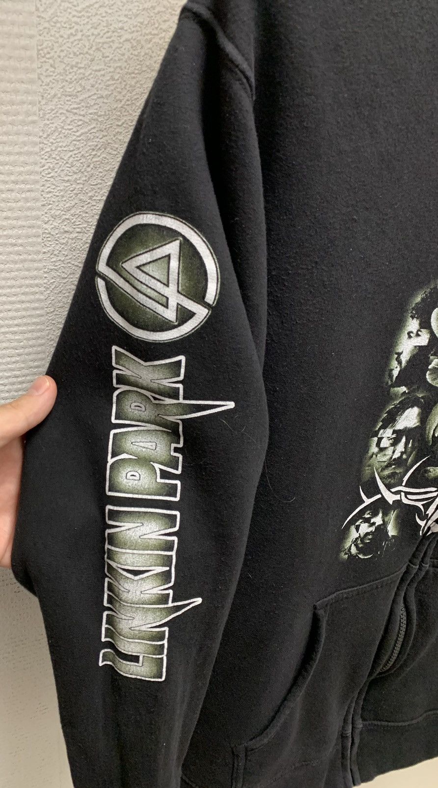 Band Tees Linkin Park vintage black zip hoodie L sz 1990th 90th full Size US L / EU 52-54 / 3 - 7 Thumbnail
