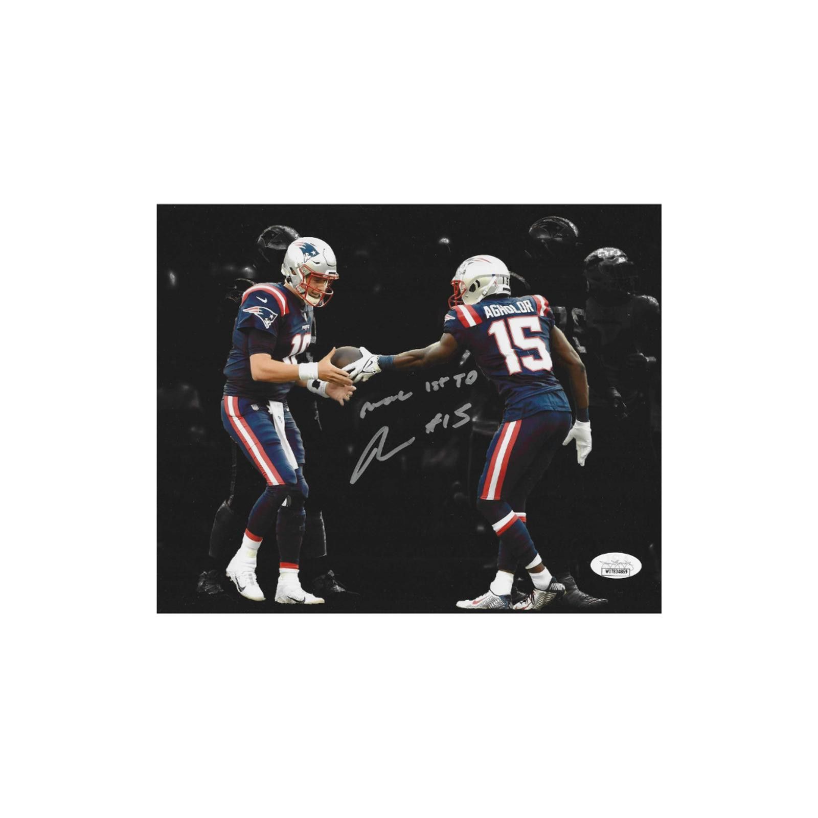 Other Nelson Agholor Patriots Signed 8x10 Photo JSA coa W/Frame Size ONE SIZE - 4 Thumbnail