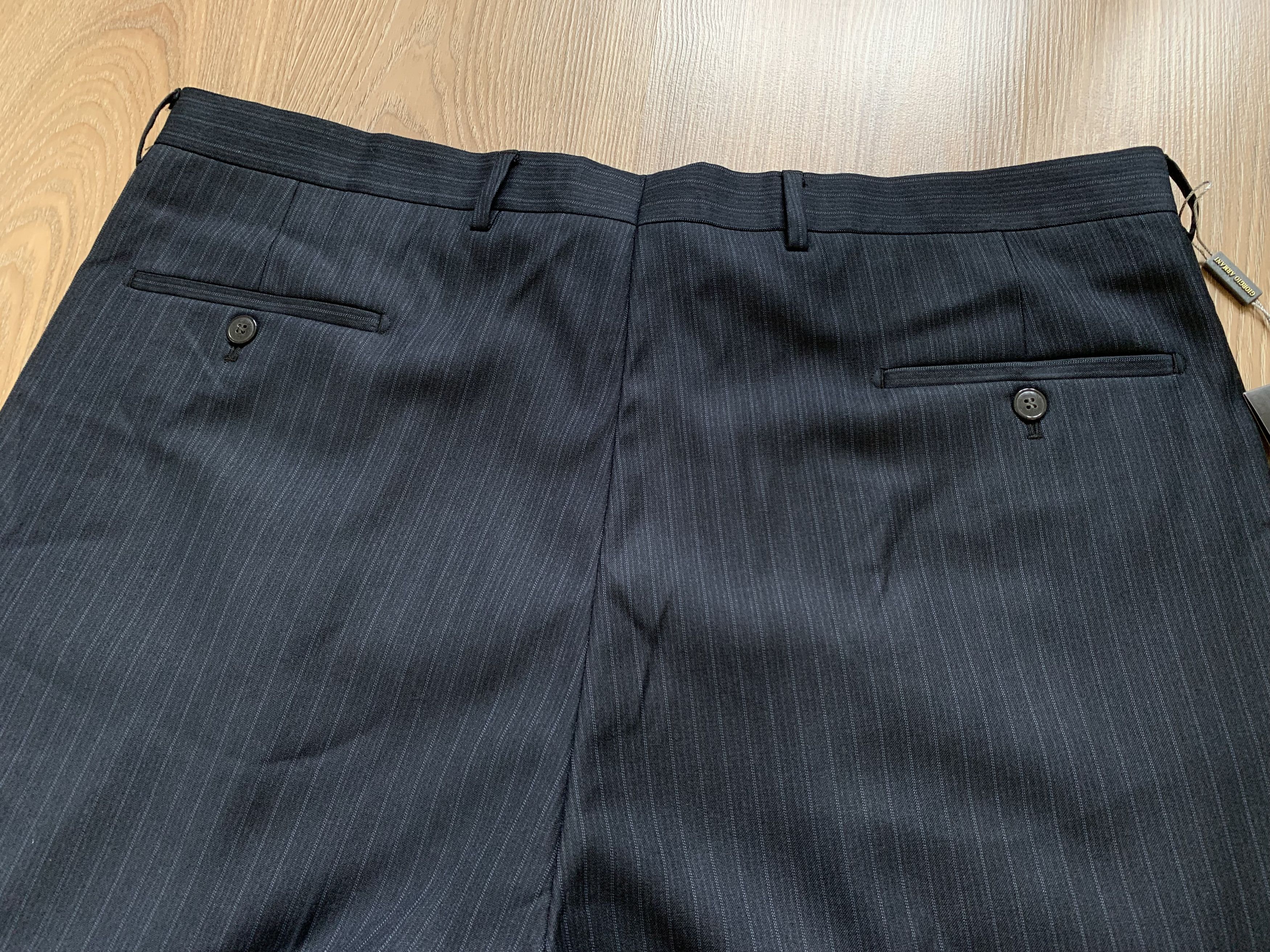 Giorgio Armani × Vintage Vintage Armani Le Collezioni Classic Formal Wool Trousers Size 54L - 4 Thumbnail